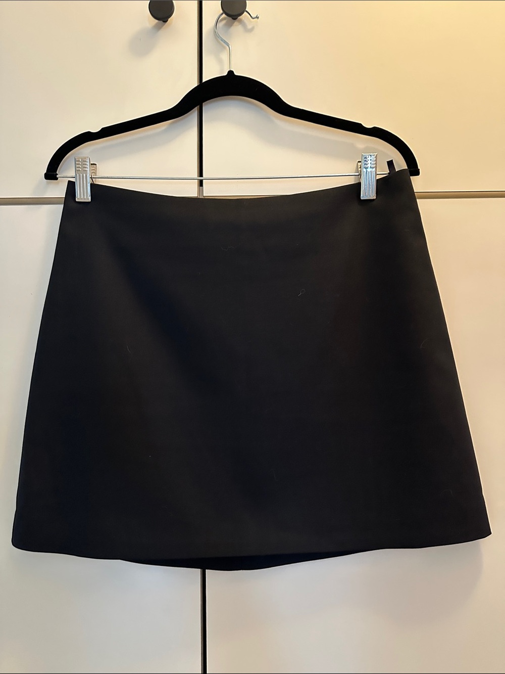 Classic Black A-Line Mini Skirt Aritzia Wilfred 8